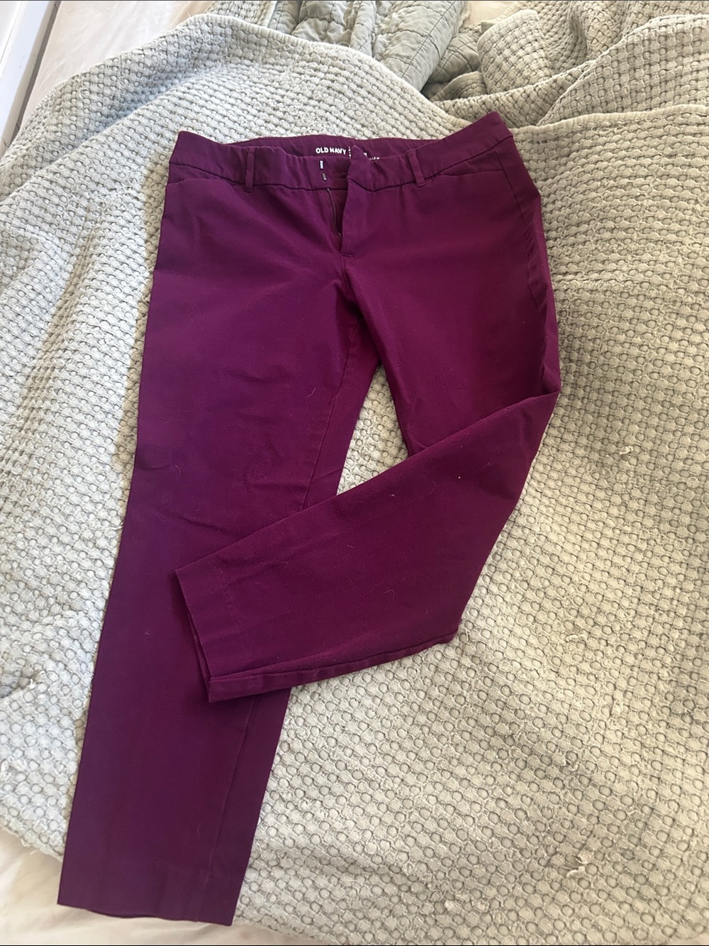 Old Navy Deep Plum Skinny Jeans